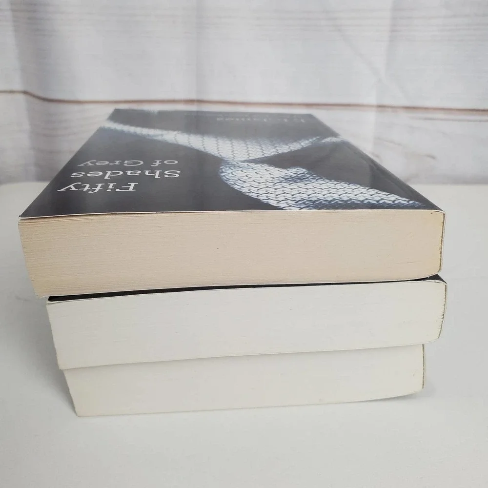 Fifty Shades of Grey by E.J. James Paperback Trilogy Romance Book Set of 3